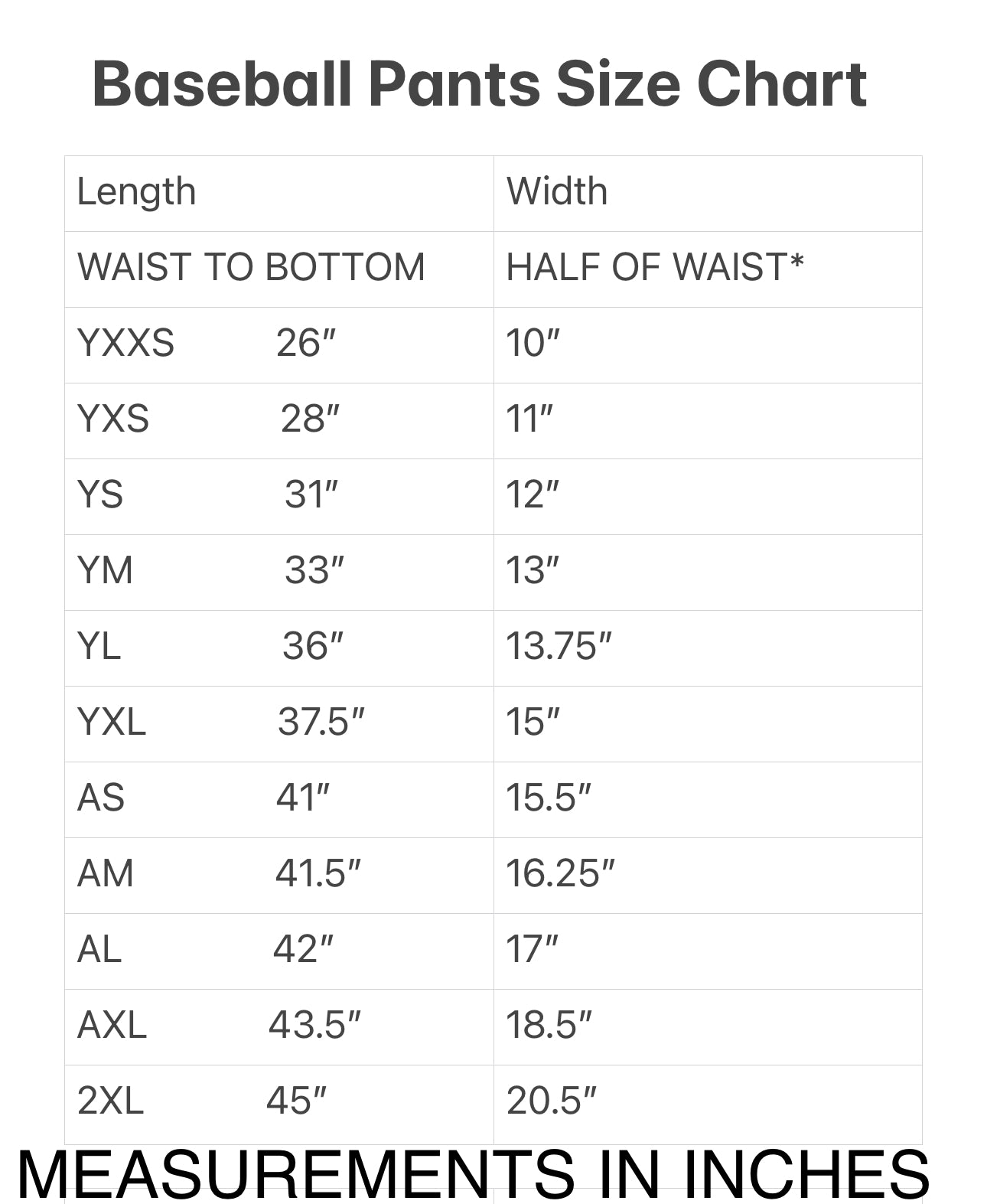 EGC Travel Baseball Long Pants