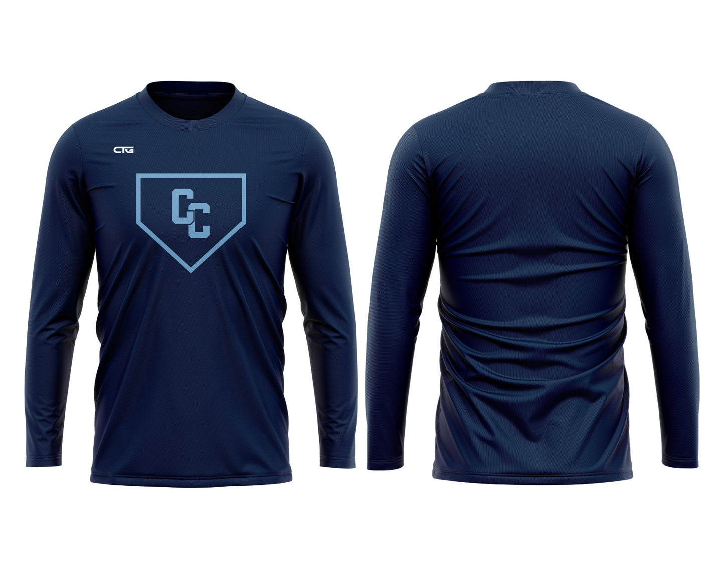 Clippers Home Plate Long Sleeve Tee