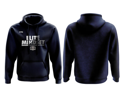 Change The Game Apparel GrindTime Elite fleece-lined hoodie, front view showing soft fleece interior and casual fit.