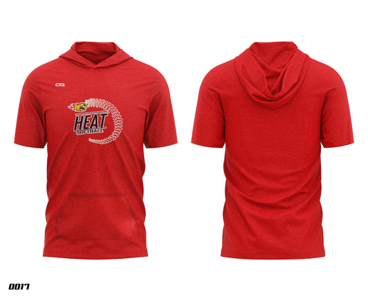 Cage Heat Softball Short Sleeve Hoodie
