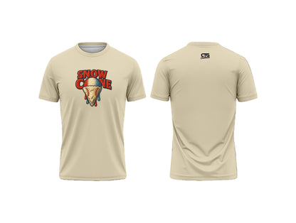 Change The Game Apparel snow cone tee shirt featuring colorful snow cone graphic on a casual cotton fabric.