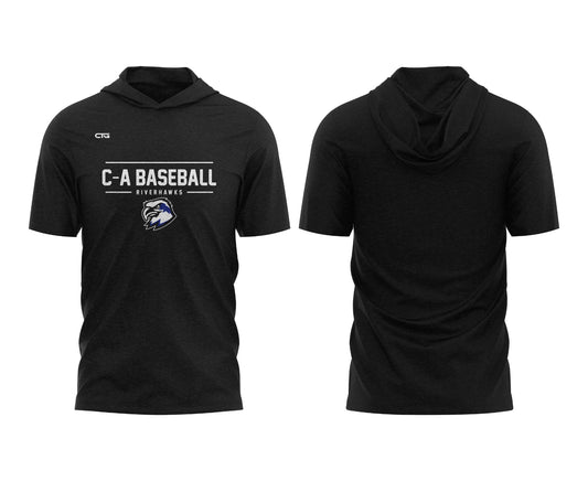 C-A Baseball Short Sleeve Hoodie