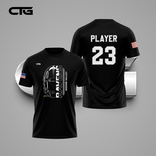 Ravens Blackout Player Tee