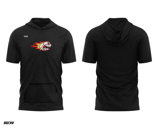 Cage Heat Logo Short Sleeve Hoodie