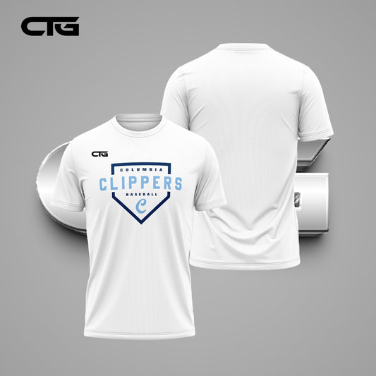Clippers Baseball Plate Tee