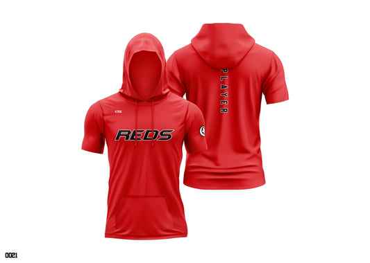 REDS “Player Mode” Shortsleeve Hoodie