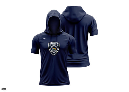 Change The Game Apparel EGPD performance training hoodie, short-sleeved design, lightweight athletic hoodie for active wear.