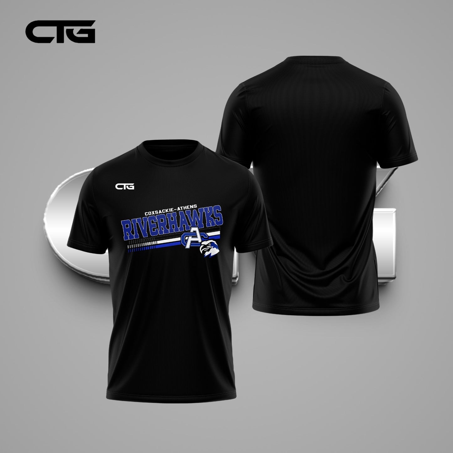 CA Riverhawks Logo Tee