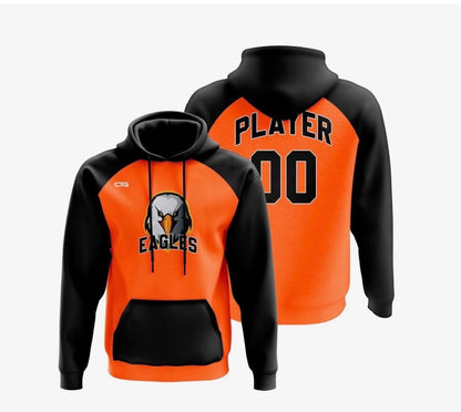 Bethlehem Eagles Game Day Hoodie by Change The Game Apparel, navy blue hoodie with Eagles logo and team name on front.