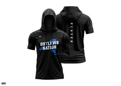 Outlaws Nation Shortsleeve Hoodie