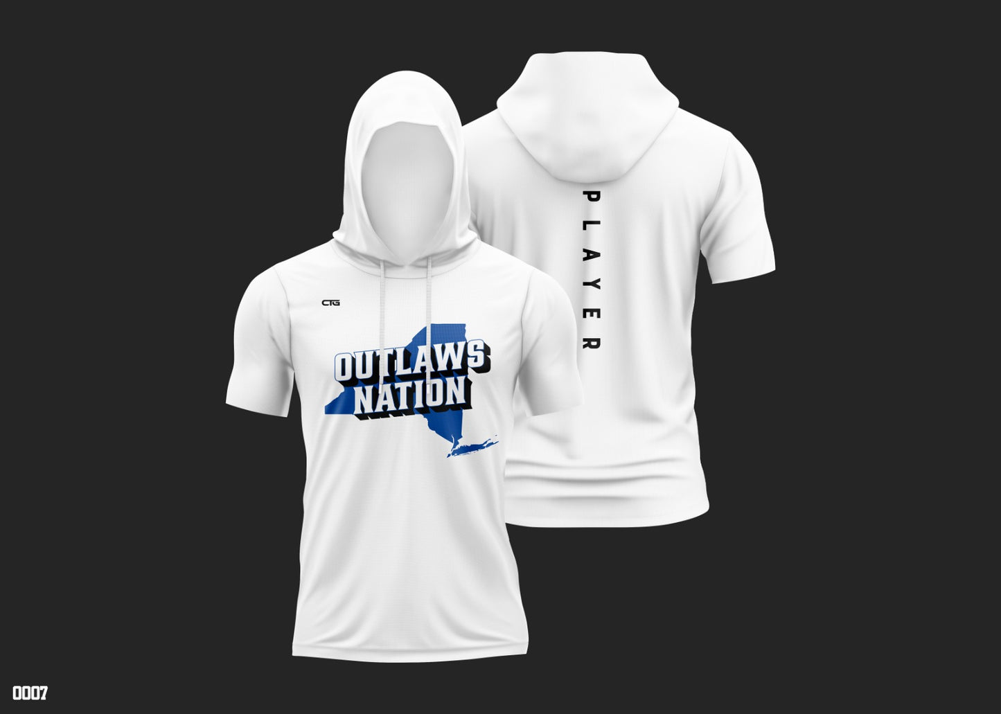 Outlaws Nation Shortsleeve Hoodie